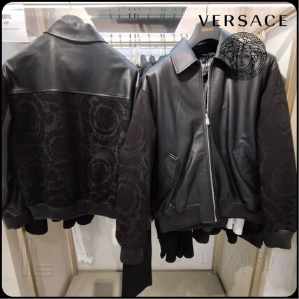 VERSACE(ヴェルサーチェ) レザージャケット(メンズ) - ブランド通販のBUYMA
