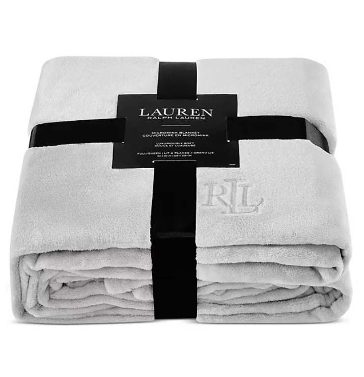 Ralph Lauren マイクロミンク ソフト ブランケット 167 x 228cm (Ralph