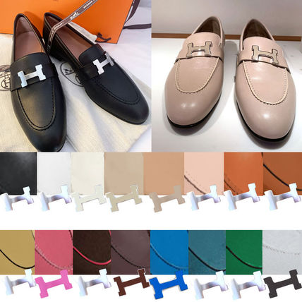 ブラウン（茶色）系 HERMES Paris(エルメス パリ) ローファー