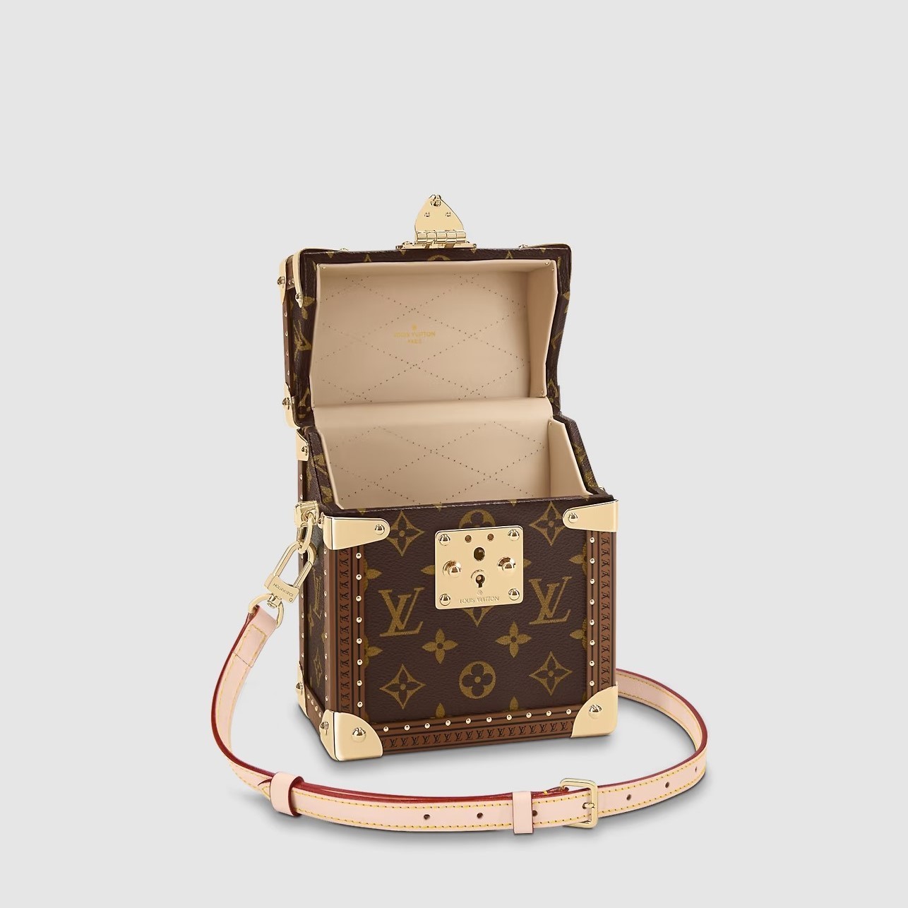 ハードトランクスタイル♪】LouisVuitton ショルダーバッグ (Louis