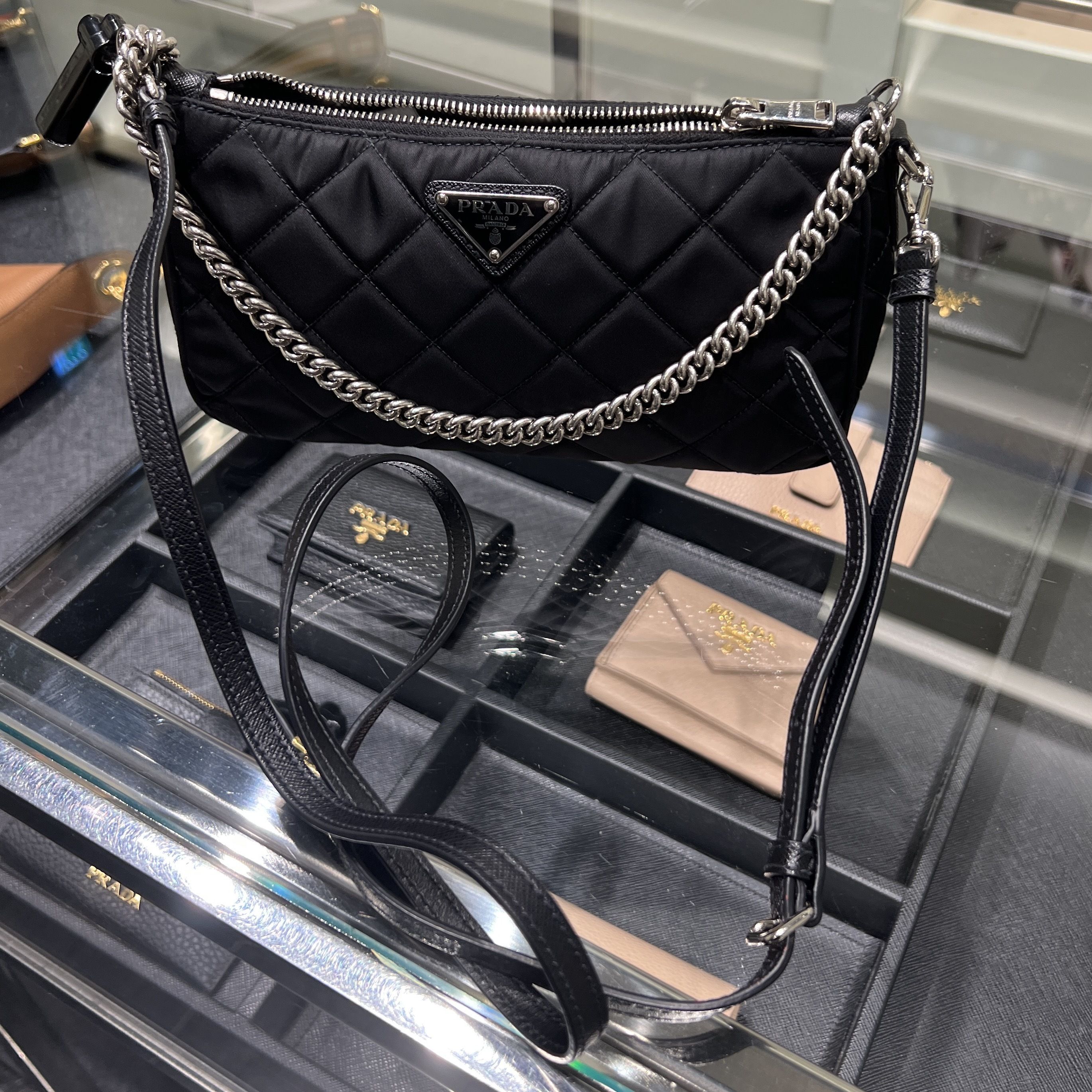 セール】PRADA プラダ 定番チェーンショルダー 2WAY 1BH026 (PRADA