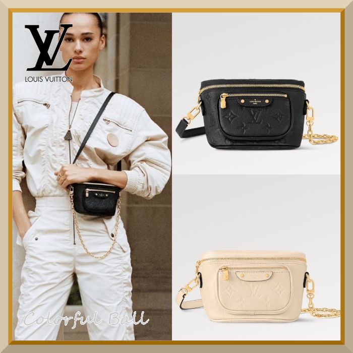 安心国内】Louis Vuitton ミニ バムバッグ チェーンバッグ (Louis