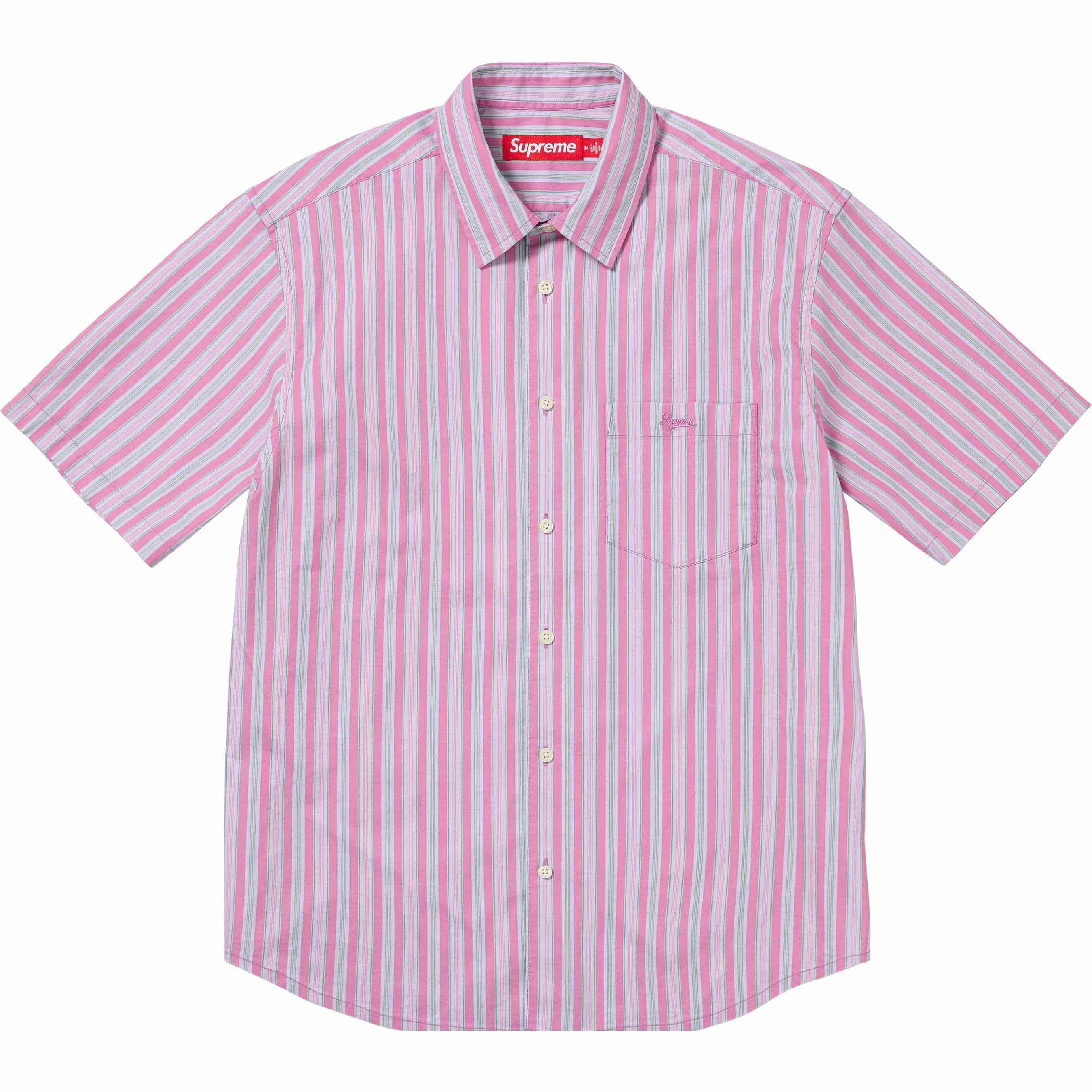 SS24 Supreme Loose Fit Multi Stripe S/S Shirt (Supreme/シャツ