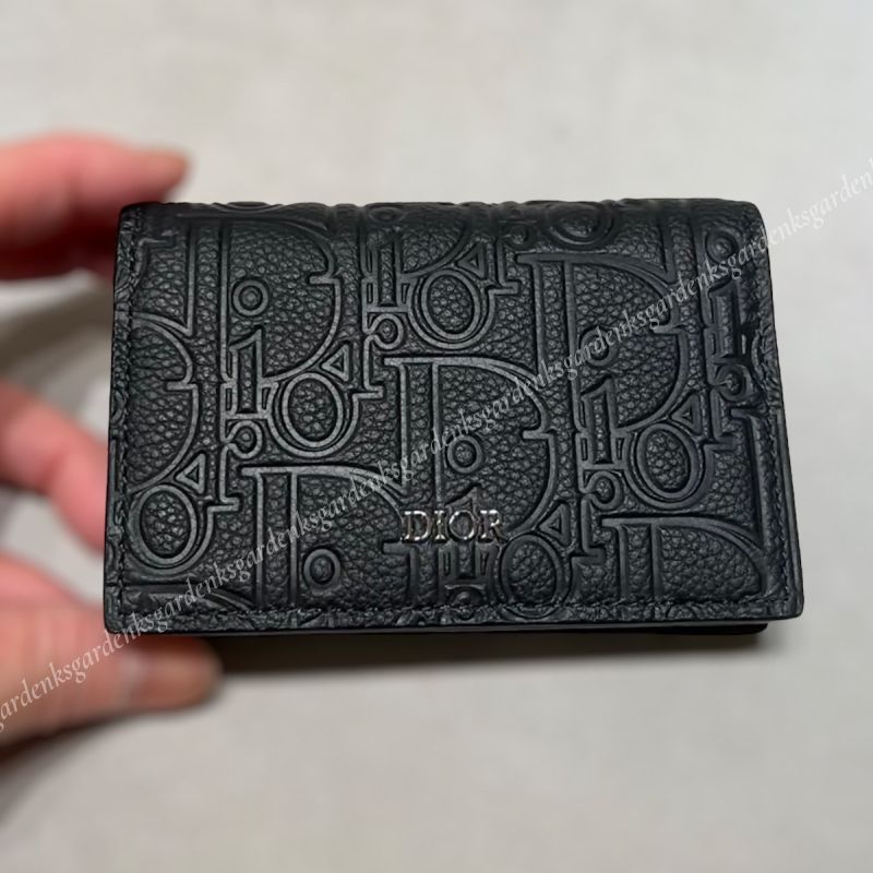 即納！DIOR ビジネスカードホルダーディオール グラビティレザー (Dior