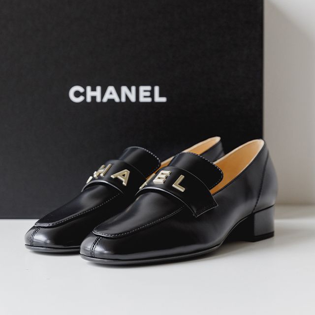 CHANEL】シャネル ロゴ モカシン ローファー (CHANEL/ローファー