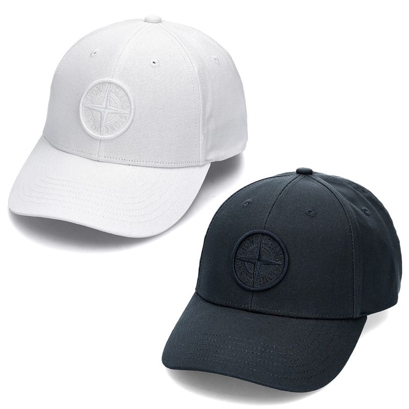 ☆送料関税込☆STONE ISLAND ロゴ コットンベースボールキャップ