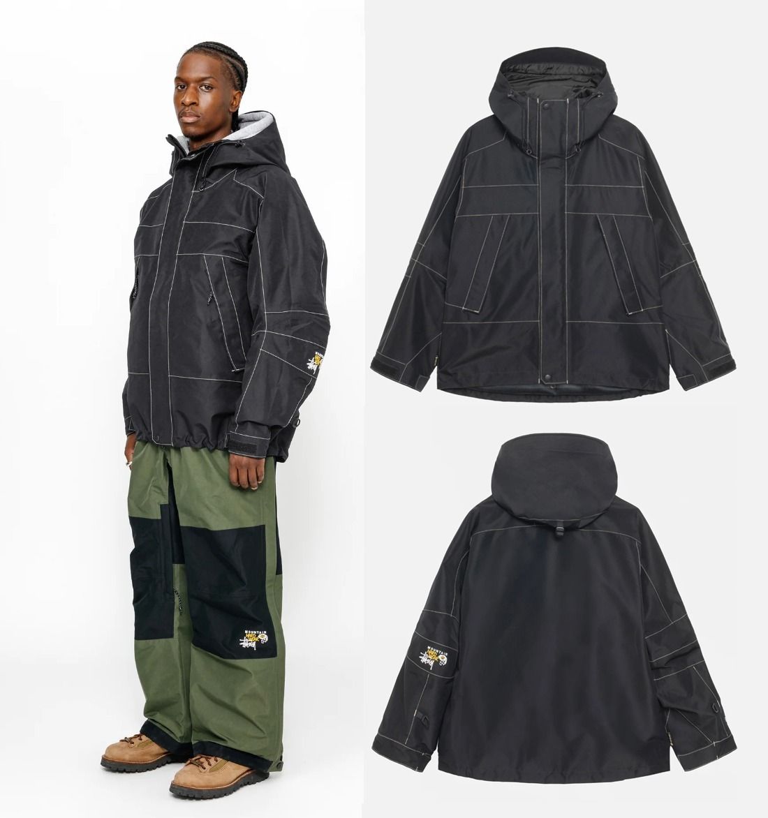 レア STUSSY & MOUNTAIN HARDWEAR EXPOSURE GORE-TEX JACKET (STUSSY