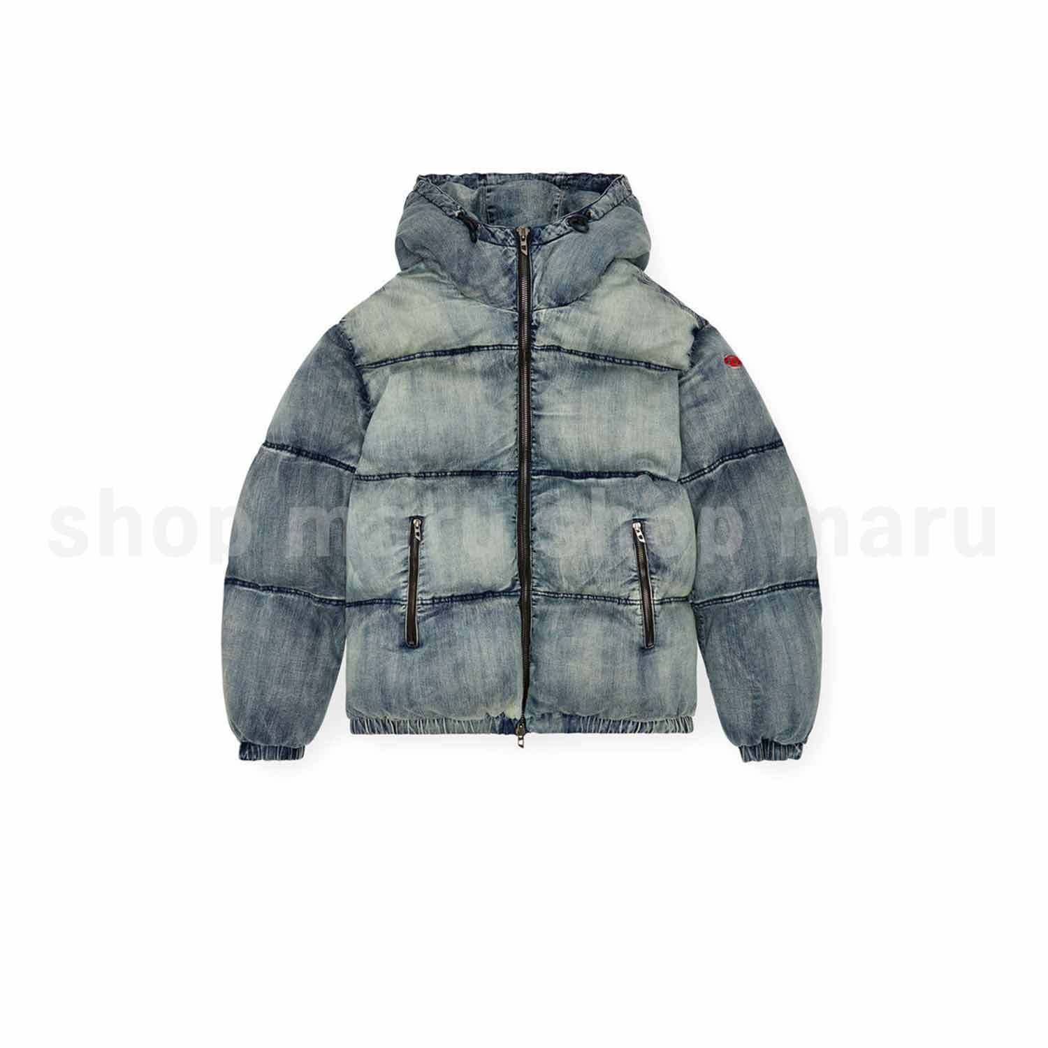 DIESEL◇w-モンス デニムパファージャケット (DIESEL/ダウンジャケット