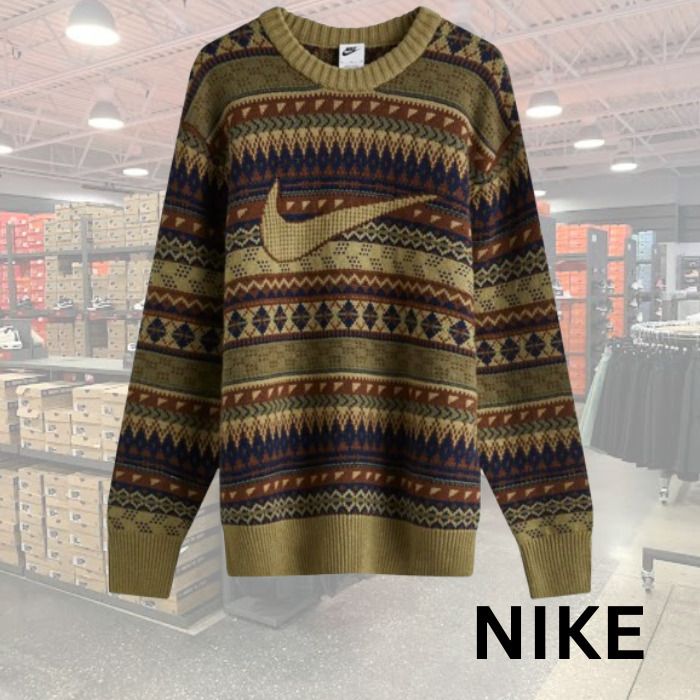 寒い冬の日にピッタリ☆【NIKE】フェアアイル Swoosh セーター (Nike