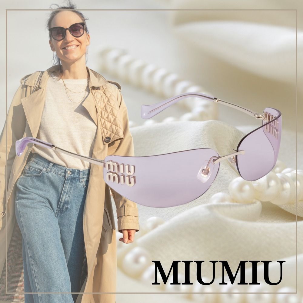 UVカット機能】MIUMIU ロゴ サングラス (MiuMiu/サングラス