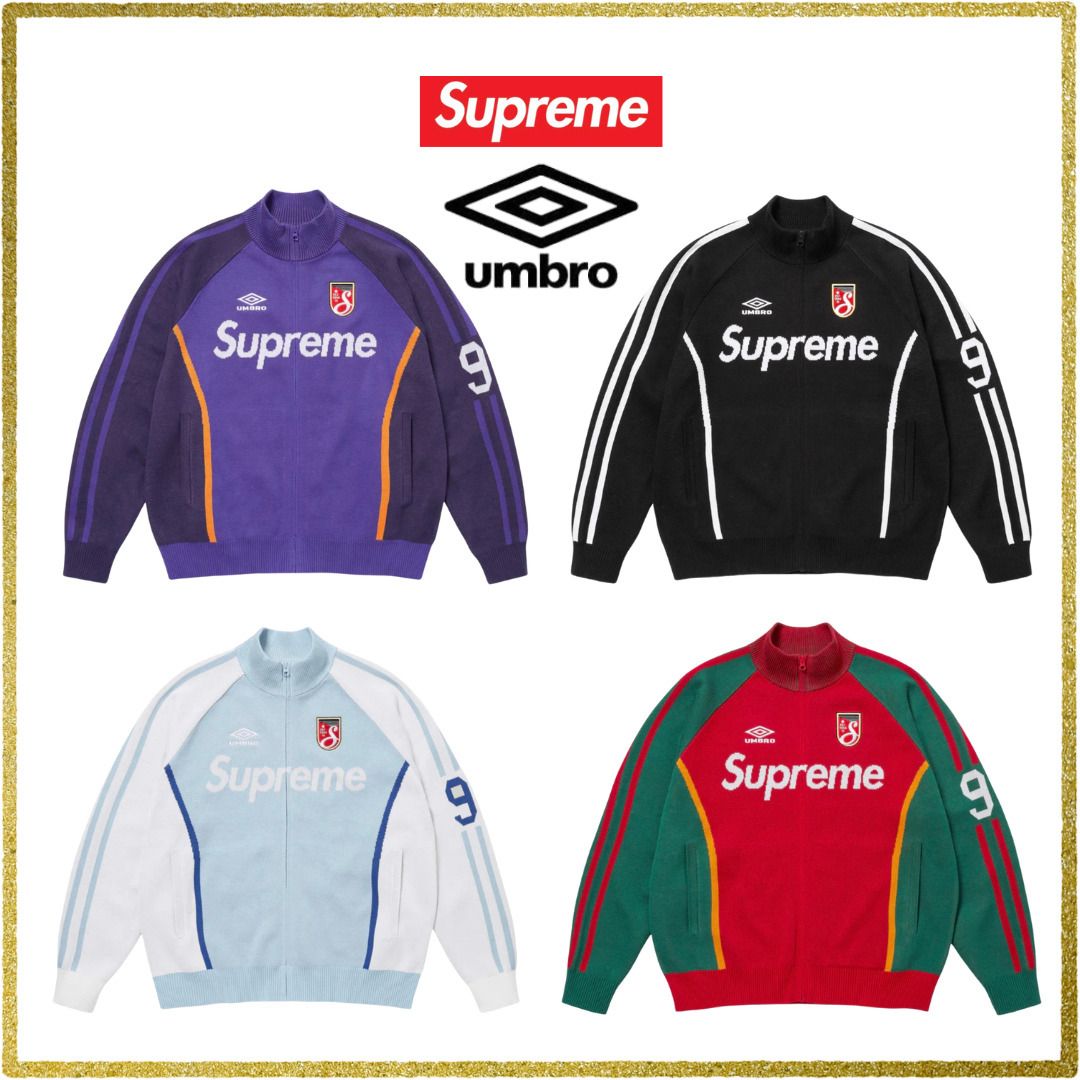 25SS】Supreme × Umbro Zip Up Sweater シュプリーム (Supreme/ニット
