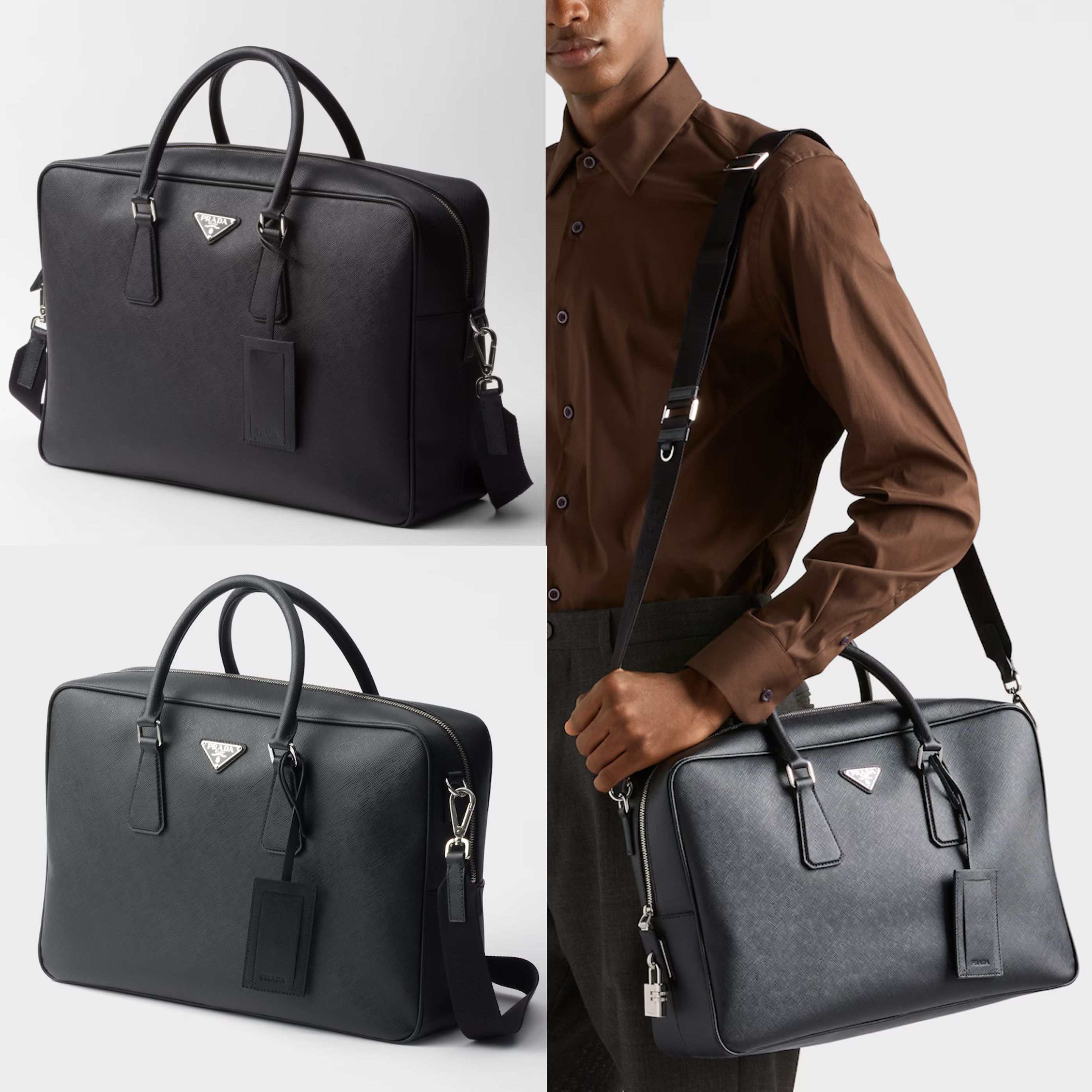 PRADA【入手困難】☆サフィアーノレザー ブリーフケース☆全種 (PRADA