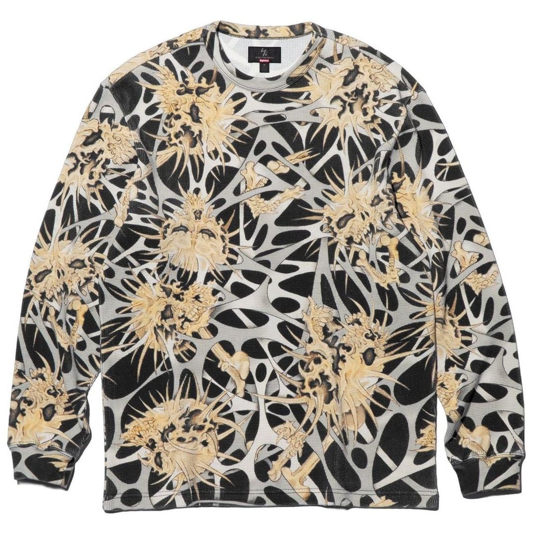 Supreme x Y's】Yohji Yamamoto サーマルシャツ 長袖 ロンT (Supreme/T