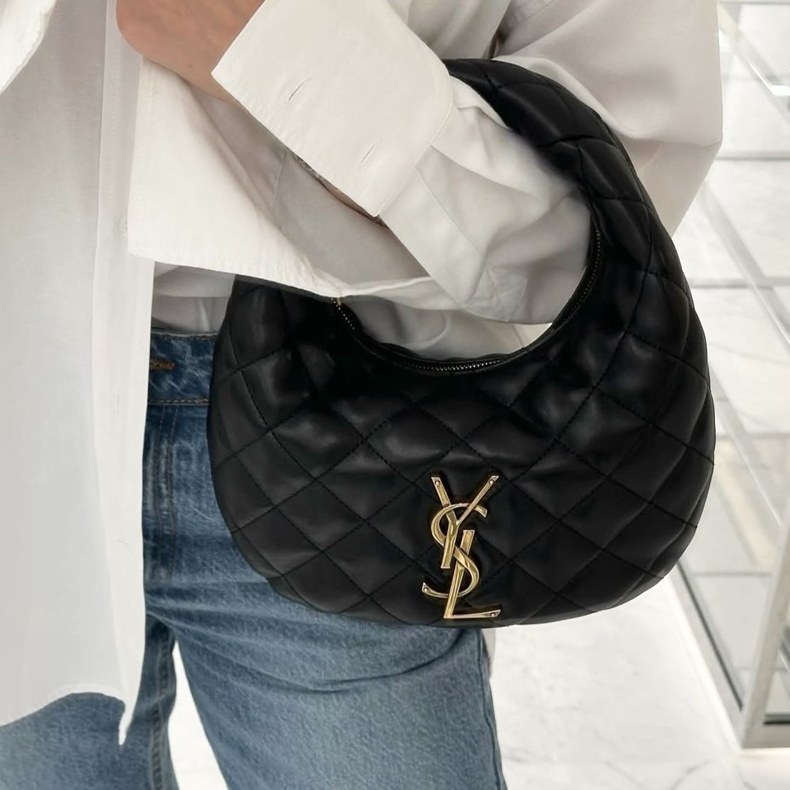 人気☆ YSL サンローラン ハンドバッグ イカリーノ キルティング