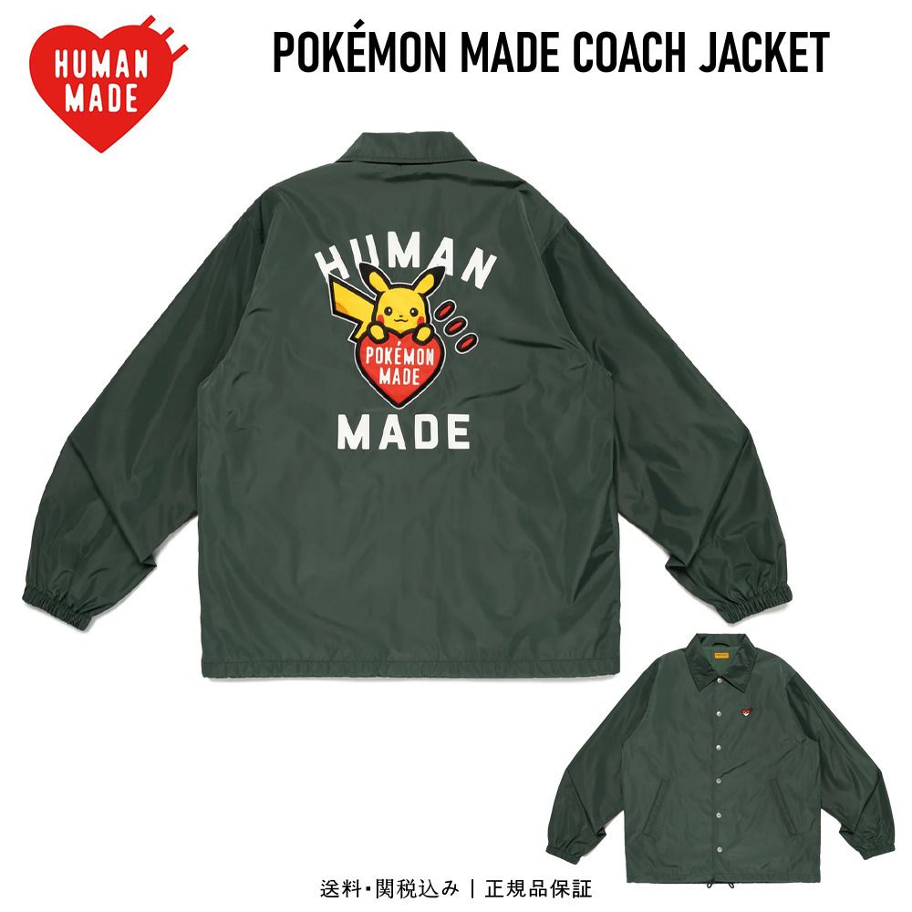 Human Made】POKEMON MADE COACH JACKET GREEN (HUMAN MADE/ジャケット