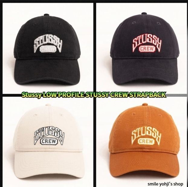☆25AW 大人気☆Stussy LOW PROFILE STUSSY CREW STRAPBACK (STUSSY