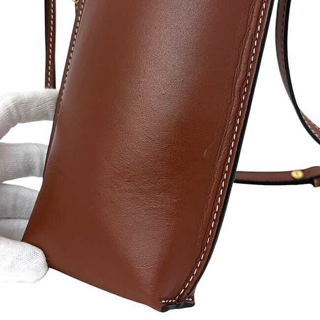 ロエベ ショルダーバッグ フォンショルダー ブラウン (LOEWE