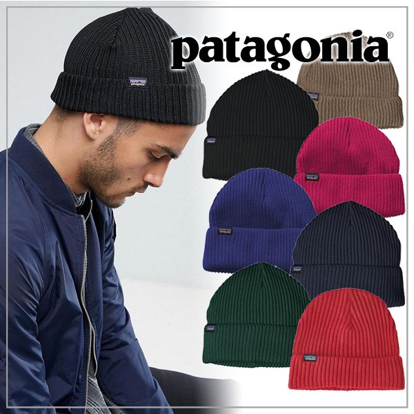 patagonia】P-6ロゴ フィッシャーマンズ・ロールド・ビーニー