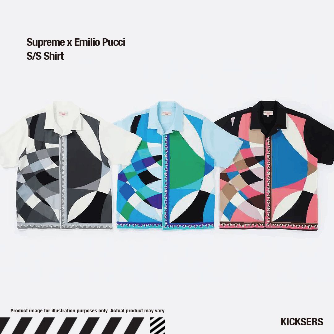 エミリオプッチ 半袖シャツ Supreme x Emilio Pucci S/S Shirt
