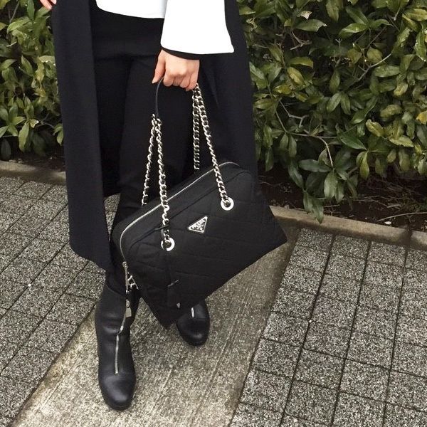 PRADA【国内発/関税込】キルティング チェーンショルダーバッグ (PRADA