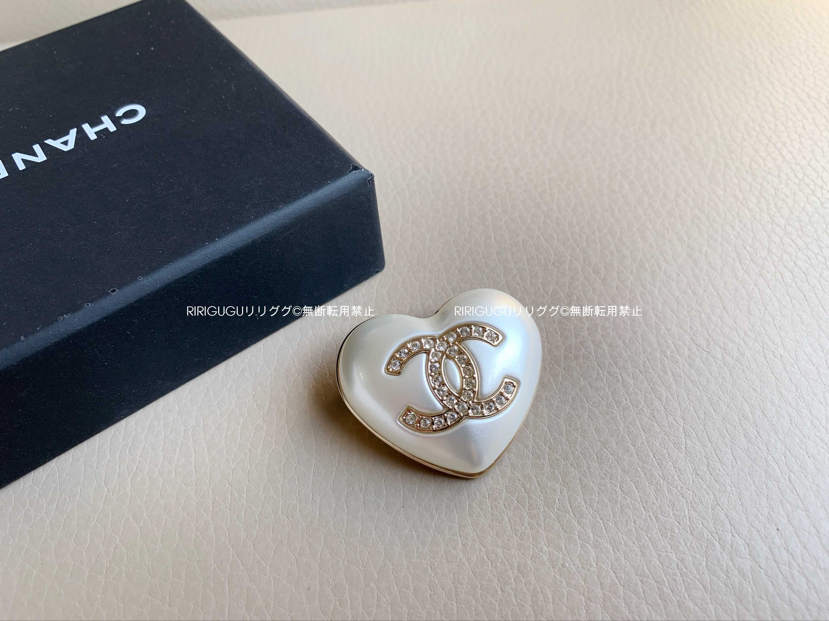 シャネル)AB7006☆ハート ブローチ☆ (CHANEL/ブローチ・コサージュ