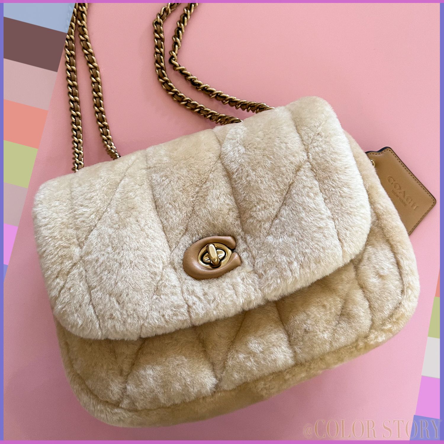 COACHブティック】○上品なモコモコバッグ○マディソン 2WAY (Coach