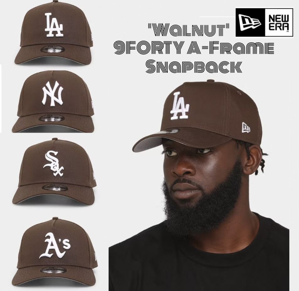 NEW ERA ☆ 'Walnut' 9FORTY A-Frame ブラウン 帽子 ニューエラ (New