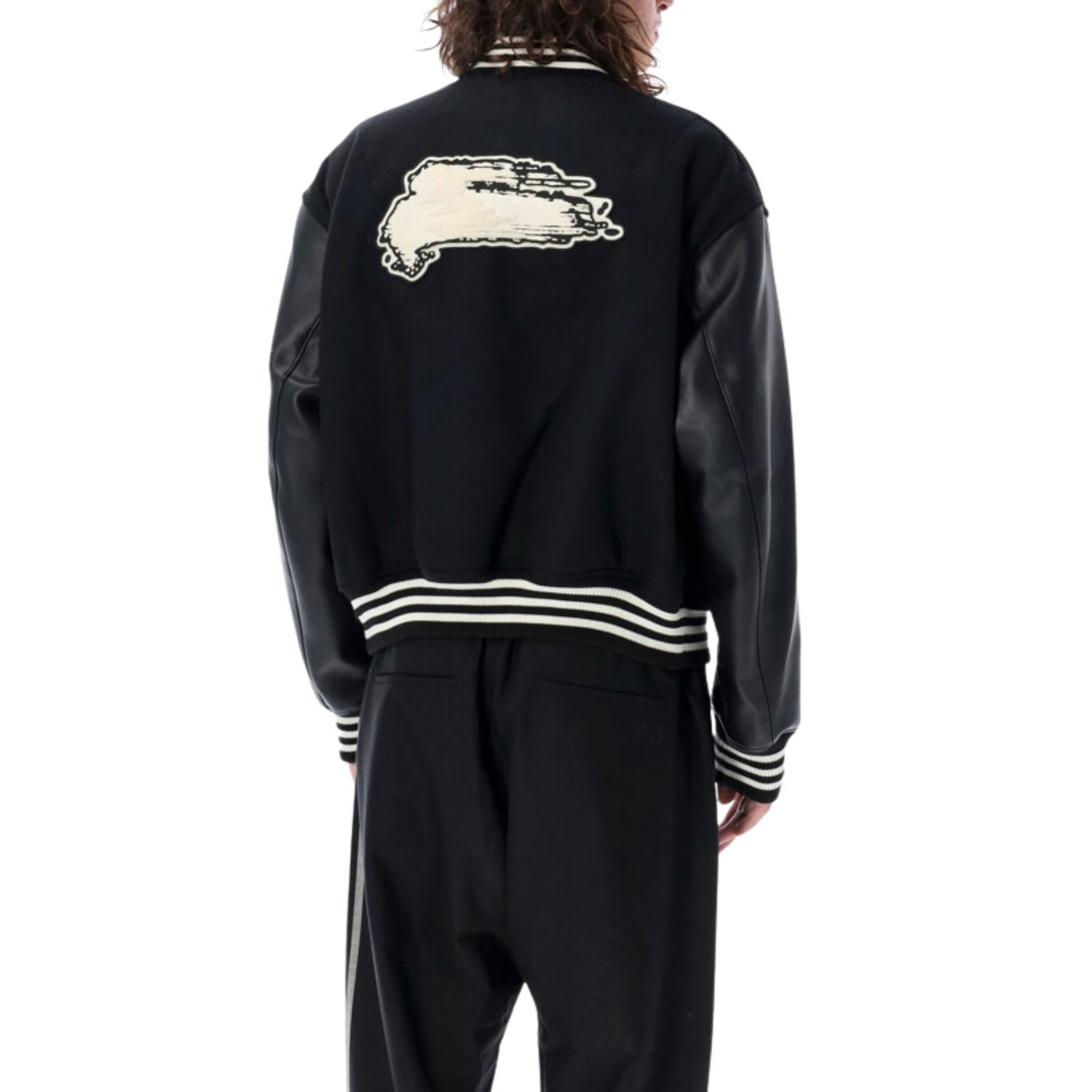 Y-3 adidas YOHJI YAMAMOTO ロゴ bomber ボンバージャケット (Y-3