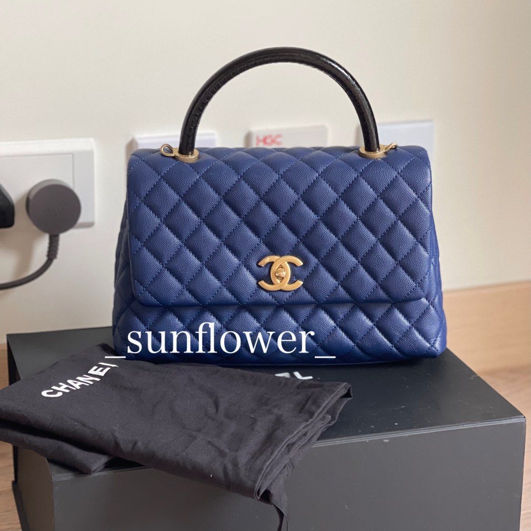 シャネル ココハンドル29cm ネイビー (CHANEL/ハンドバッグ) 100168603