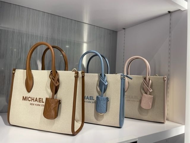 関税送料込☆Michael Kors☆ロゴプリントミニキャンバストート