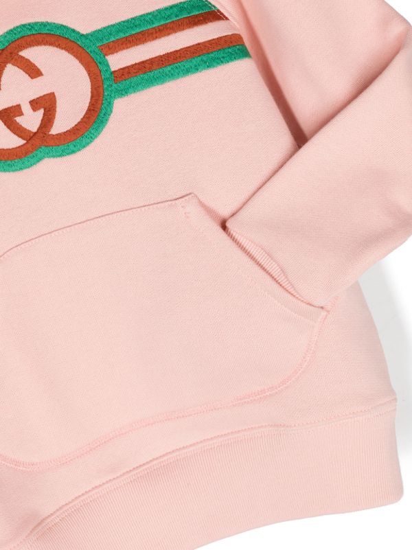 Gucci Kids ロゴ パーカー | ピンク | FARFETCH JP