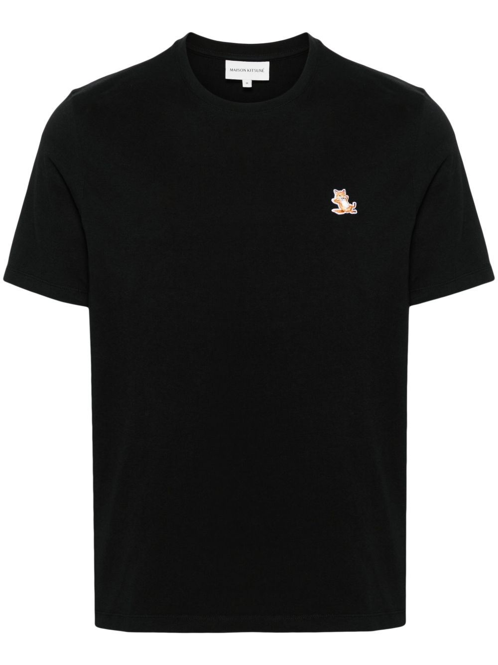 Maison Kitsuné Chillax Fox-appliqué T-shirt | Black | FARFETCH
