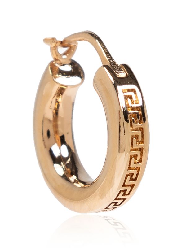 Versace グレカ フープピアス | ゴールドトーン | FARFETCH JP
