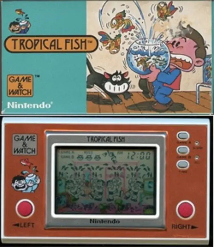 Nintendo Game & Watch Tropical Fish - Consolevariations