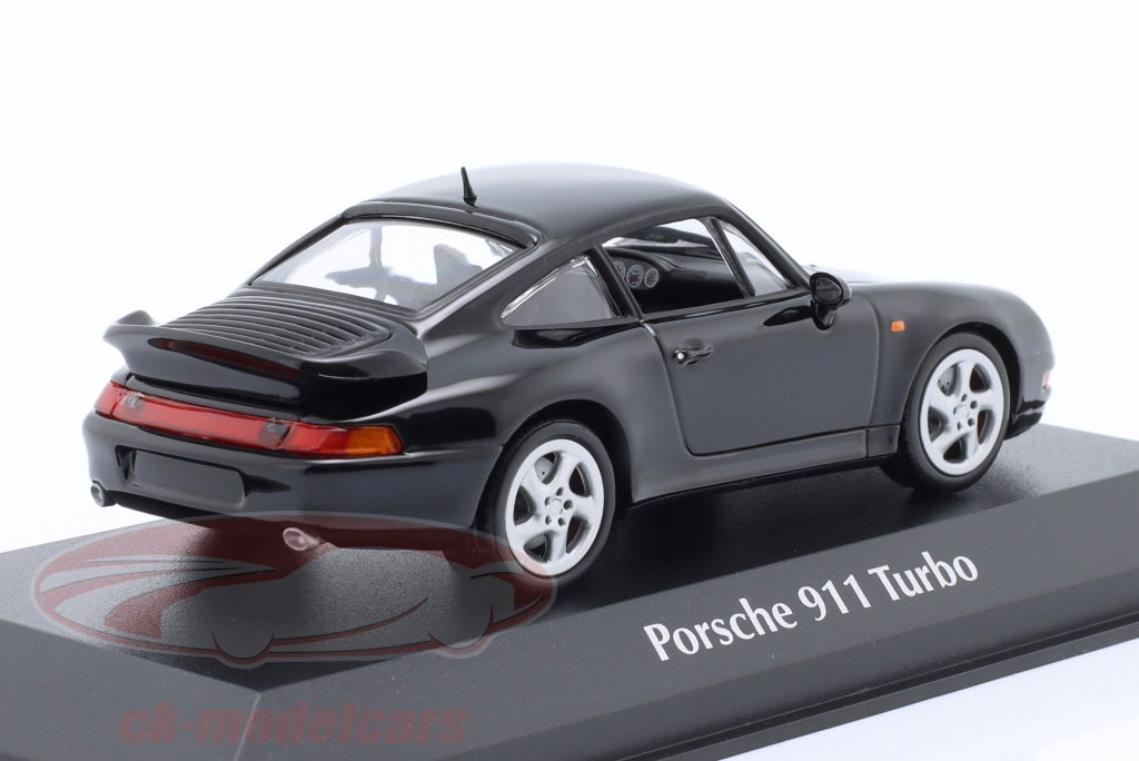 Minichamps 1:43 Porsche 911 Turbo S (993) 建設年 1995 黒 940069204
