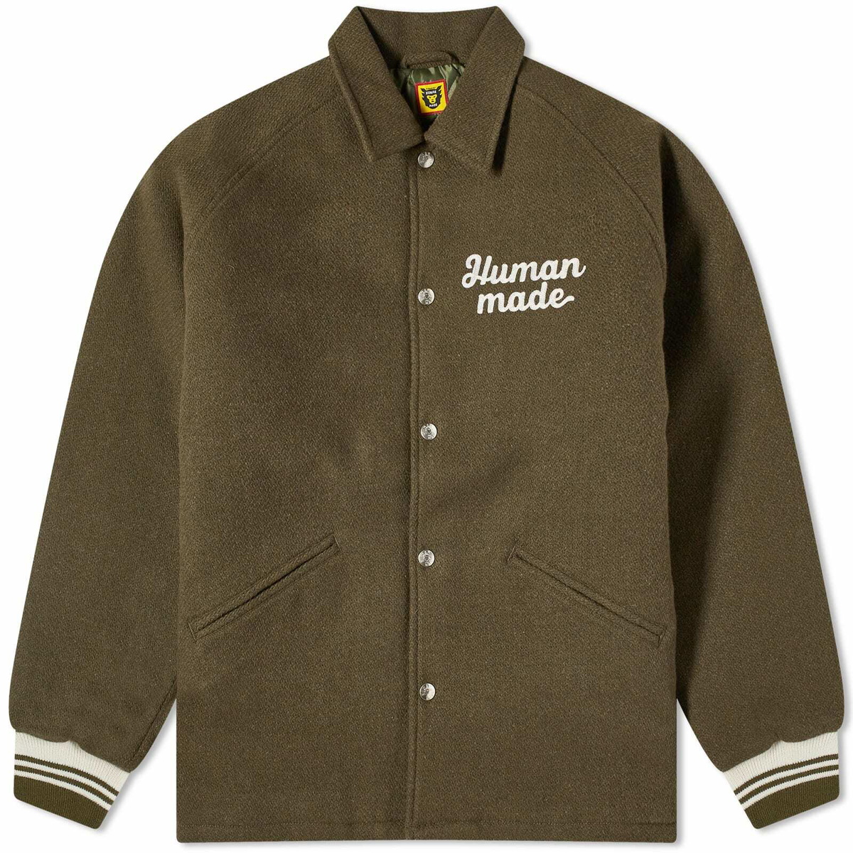 Human Made Men's Stadium Jacket in Olive Drab Human Made