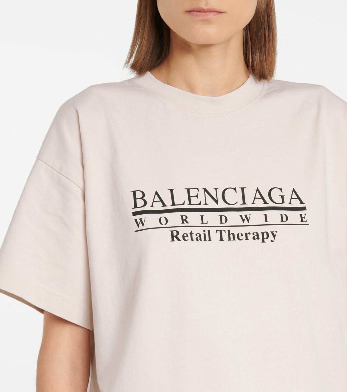 Balenciaga - Retail Therapy cotton jersey T-shirt Balenciaga