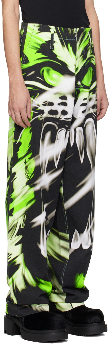 Gerrit Jacob Green Printed Jeans Gerrit Jacob