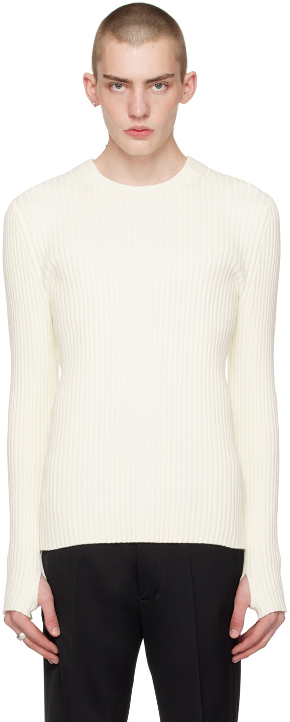 Helmut Lang 1997 Re-Edition Elbow Cut Out Sweater Helmut Lang