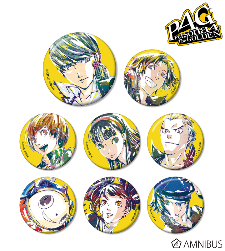 ペルソナ4 ザ・ゴールデン - トレーディング Ani-Art 缶バッジ vol.2