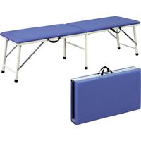 軒先渡し】高田ベッド 折りたたみ式ポータブルベッド(有孔) ビニル