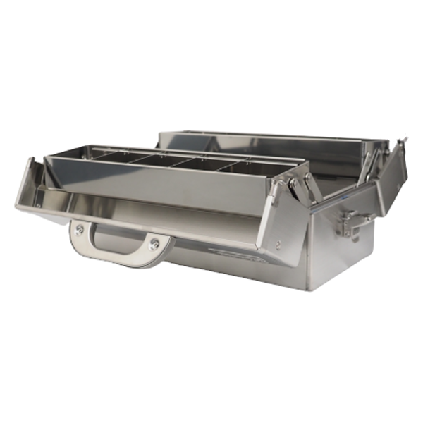 仁張工作所 ステンレス両開き工具箱 SKS-430 1台（直送品） - アスクル