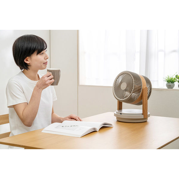 QUADS ツインブレード3DDCサーキュレーター DUOAIR DC グレージュ