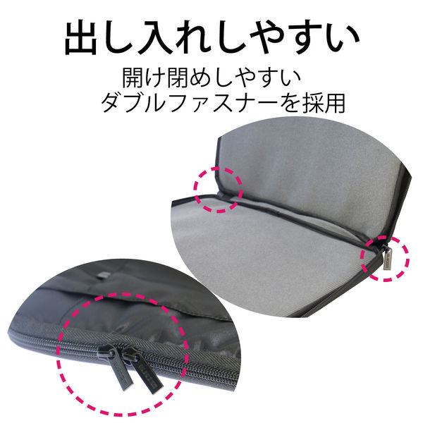 パソコンケース PCバッグ 軽量 ～14.1インチワイド 取っ手付 フル