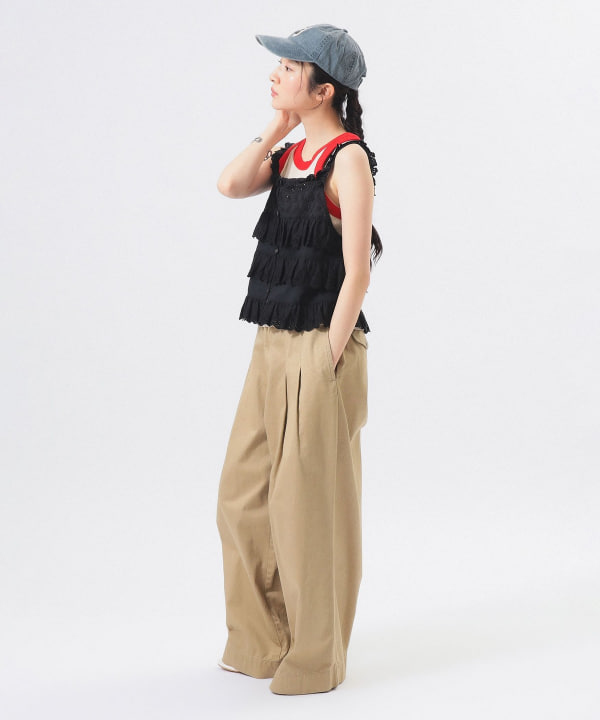 BEAMS BOY（ビームス ボーイ）カットワーク キャミソール（シャツ