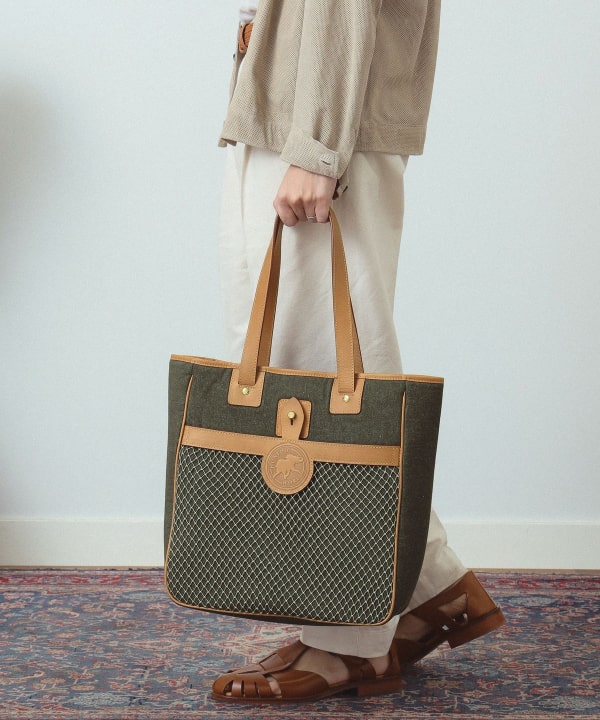 BEAMS F（ビームスF）【別注】HUNTING WORLD / コットンデニム トート