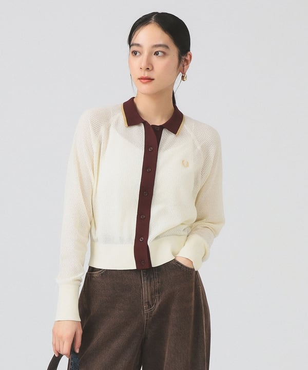 Ray BEAMS（レイ ビームス）【別注】FRED PERRY / リブ ニット