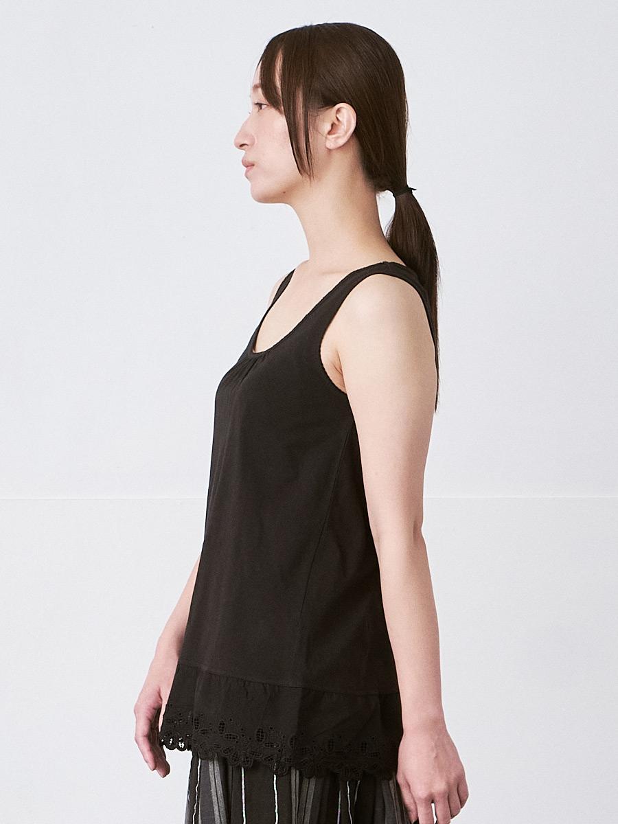 綿天竺裾レースキャミソール | カットキャミタンク | 【公式】D*g*y