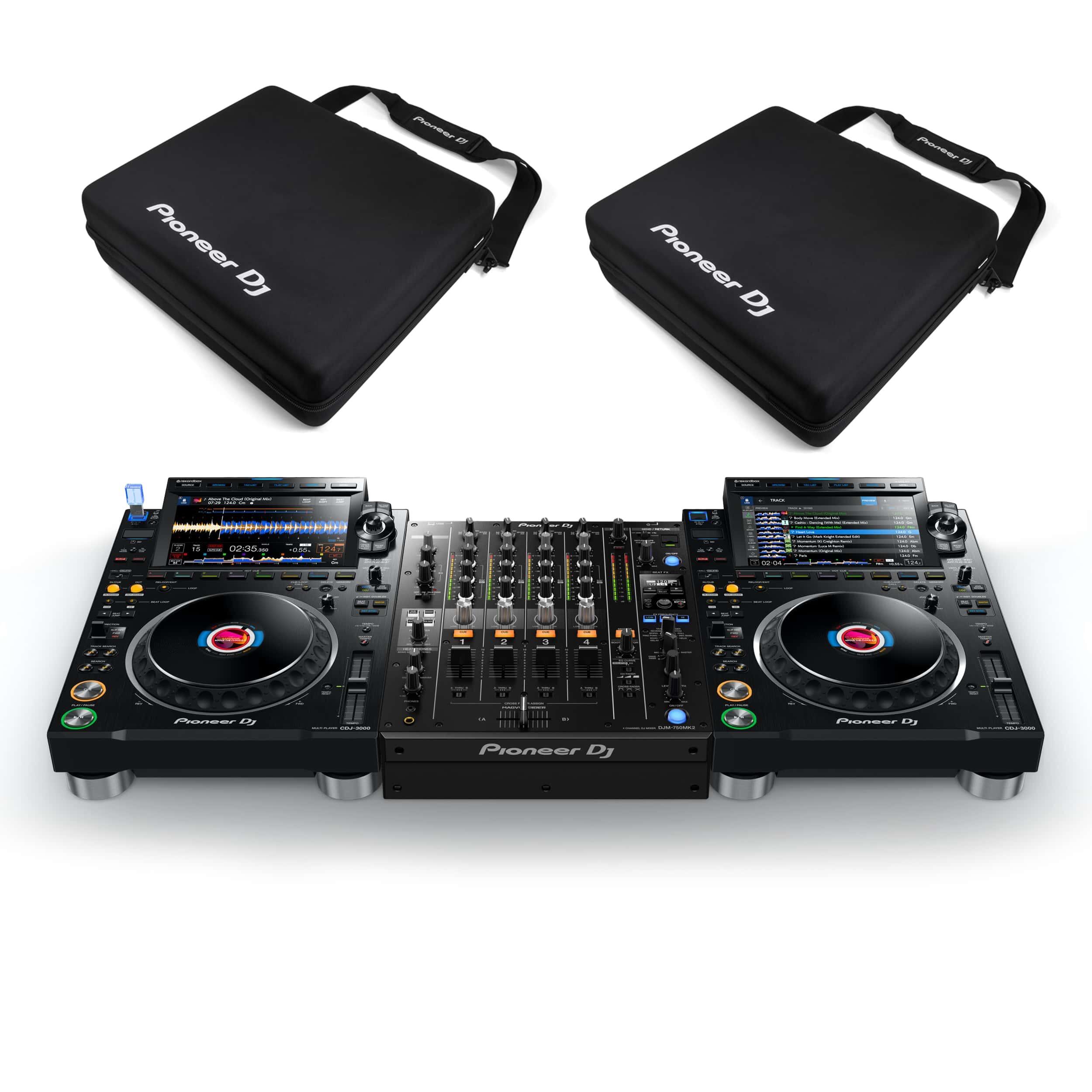Pioneer DJ CDJ-3000 & DJM-A9 WAVE-EIGHT Package