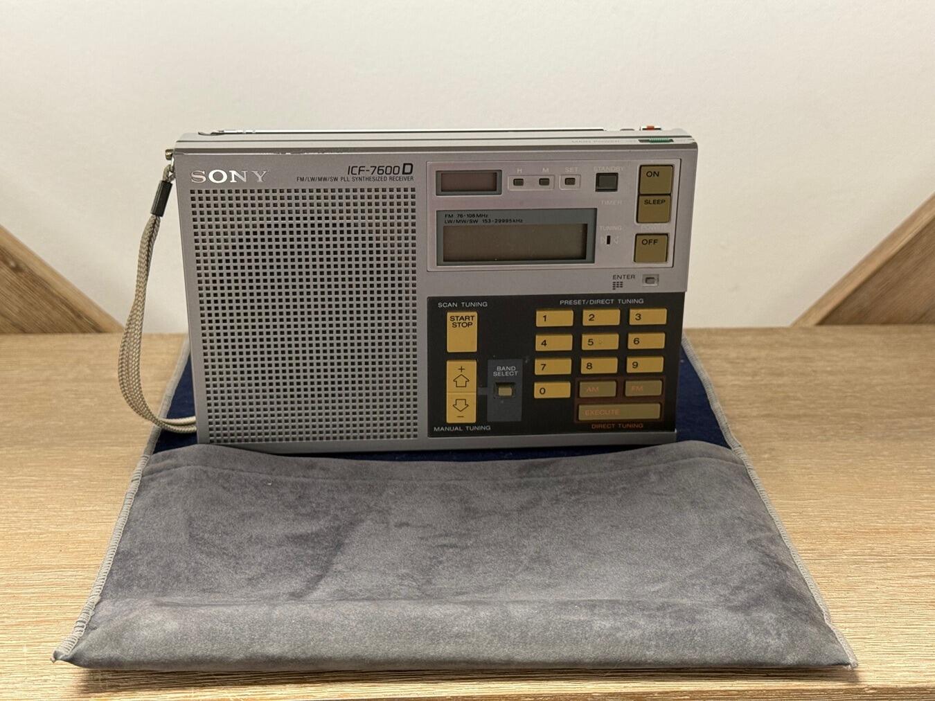 Second Hand Sony ICF-7600DS FM LW MW SW Receiver | Radioworld